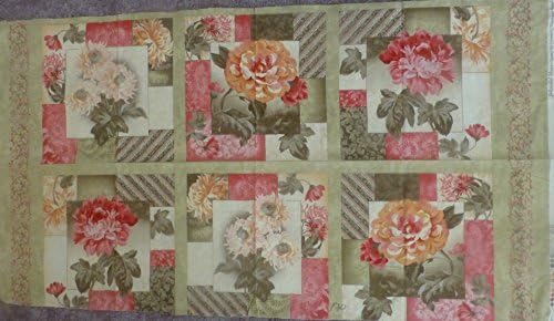 Splendid Hues, Cotton Fabric,Floral, Wilmington Prints, By the Panel