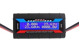 LoveDeal 200A High Precision Power Analyzer Multi Meter, Watt Meter Tester for Measuring Voltage (V)/ Current (A)/ Power (W)/ Charge (Ah)/ Energy (Wh) -100V