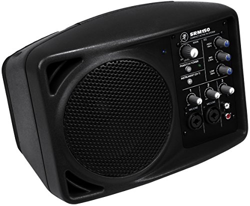Mackie SRM150 5.25-Inch Compact Active PA System, Black