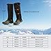 Waterproof High Legging Gaiters for Hiking, Walking , Climbing ,Hunting, Snow, Mountain Sports (Black, XL)