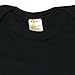 Laughing Giraffe Unisex Infant Blank Cotton Long Sleeve Baby Bodysuit One Piece (0-3M, Black)