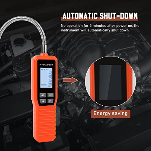 OUFKAR Automotive Brake Fluid Tester with HighPrecision Probe for DOT3