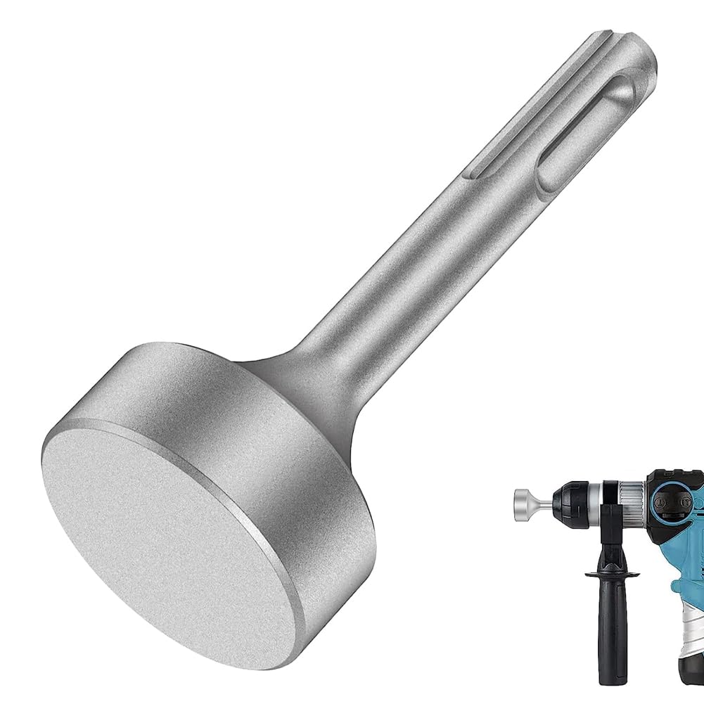 Borimend 1 PCS SDS-Plus T Post Ground Rod Driver Hammer Drill Rod Converter for Hammer Drill Grounding Rods F