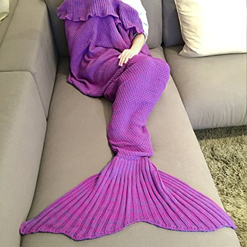 Handcrafted Crochet Mermaid Tail Blanket