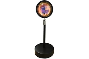 Sunset Light Atmosphere Internet Celebrity Fill Bedroom Night Projection Lamp Graffiti APP RGB 16 Colors 24 Key Square Remote