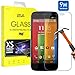 Moto G Tempered Glass Screen Protector,Motorola Moto G (1st Gen.) Screen Protector,UTLK HD Clear 9H Hardness 2.5D Round Edge Ballistic Glass Screen Protector Max Touch Accuracy