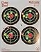 25 and 75 Pack - 4 Bullseye - Reactive Splatter Targets - Tagboard and Adhesive Versions- GlowShot - Multi Color - Gun and Rifle Targets (Tagboard Muti-Color 75 Pack (Non-Adhesive))