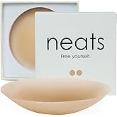 NEATS Nipple Covers for Women, Reusable & Hypoallergenic Adhesive Silicone Pasties