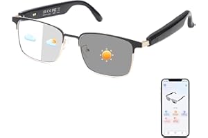 AI Smart Glasses, Support 160+ Languages Simultaneous Interpretation/Live Recording/Real-Time Translation, Audio &amp; Video Call Translator, Unisex Design Bluetooth Glasses for Travel, Study &amp; Business4.0 out of 5 stars 199