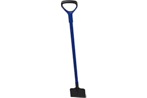 Snow Joe Ice Chopper with Spring-Loaded Shock-Absorbing Handle, 7" x 5.5" Carbon Steel Blade, with Brass Blade Ice Scraper