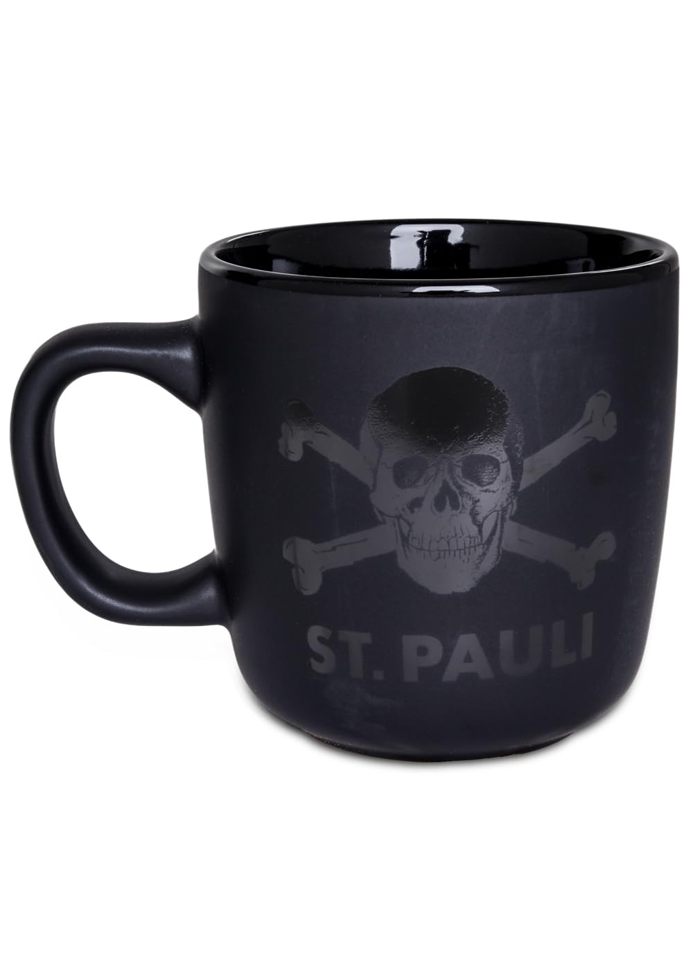 FC St. Pauli Coffee Mug Matte Black Skull Logo
