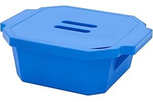 SP Scienceware-168072001 Bel-Art Magic Touch 2 High Performance Blue Ice Bucket; 2.5 Liter, with Lid (M16807-2001)