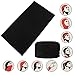 Toes Home 5PCS Outdoor Magic Headband Elastic Seamless Bandana Scarf UV Resistence Sport Headwear (All Black 5 Pack)
