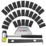 Laminate Wood Flooring Installation Kit by REXBETI with 30 Spacers, Tapping Block, Pull Bar and Mallet (Floor)