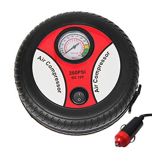 Tire Air Compressors & Inflators Portable Car Air Pump 12V DC Compact Tire Inflator Car Inflator for Car, Bicycle, Motorcycle, Balls