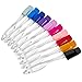 Mini Spatulas Set - 10 Piece Heat Resistant Silicone Spatula - Pro-Grade Multipurpose Kitchen Tool for Baking, Cooking, Mixing, and More - Non-Stick, Dishwasher Safe Bright and Colorful Small Spatula