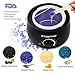DTOETKD Waxing Kit Home Wax Warmer Hair Removal Wax Kit with 4 Hard Wax Beans 20 Wax Applicator Sticks 4 Small Bowls Eyebrow Tweezers for Women Men Full Body Legs Face Eyebrows Bikini