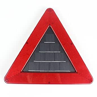 Solar luz estroboscópica LED Advertencia de seguridad luz LED Night