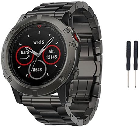 Junshion Watchband 24 mm Fashion Lightweight Titanium Steel Bracelet Wrist Strap Smartwatch Band For Garmin Fenix 5X GPS