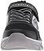 Skechers Kids Boys' Hypno-Flash-Tremblers Light Up Loafer,Black/Silver,3 M US Little Kid