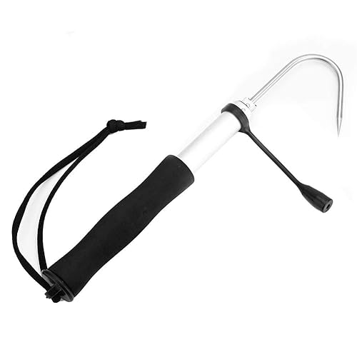 Aluminum Alloy Fish Gaff, Fishing Gaff with Soft Eva Handle Wrist