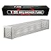 TIZZE 12 inches BBQ Pellet Smoker Tube for Any Grill or Smoker, Hot or Cold Smoking - Easy, Safety and Tasty Smoking