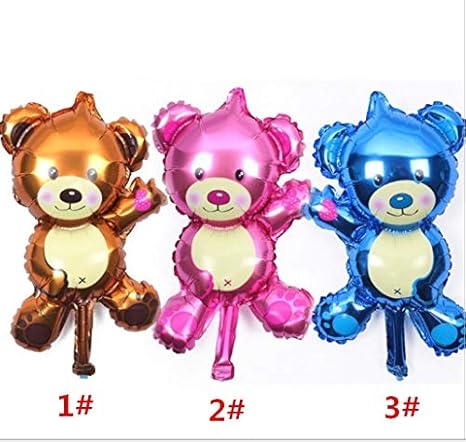 Amazon Co Jp かわいい アニメ 小熊 アルミニウム膜風船 誕生日 パーティー 風船を飾る ホーム キッチン