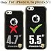 iPhone 6s Plus Case, iPhone 6 Plus Case, Luxury PU Leather Cloth Protective Cover Case, Magnetic Electroplate Rubber Slim Cell Phone Case iPhone 6s Plus iPhone 6 Plus Cases(5.5 inch) - Black