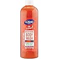 Cosmo Glow Oh Carrot Brightening Exfoliating Body Wash 1000ml/33.8fl.oz, Made With Carrot Oil & Kojic Acid, Skin Care, Moisturizer, Brighten, Hydrate, Smooth Skins, Shower Gel, Body Scrub