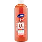Cosmo Glow Oh Carrot Brightening Exfoliating Body Wash 1000ml/33.8fl.oz, Made With Carrot Oil & Kojic Acid, Skin Care, Moisturizer, Brighten, Hydrate, Smooth Skins, Shower Gel, Body Scrub