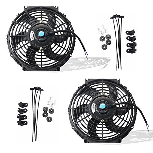 MOSTPLUS 10-Inch Dual Electric Radiator Fans