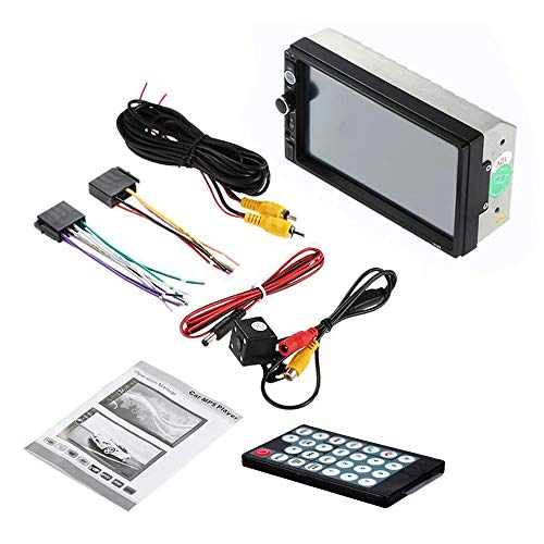 2 Din Car MP5 Player Bluetooth Touch Screen Car HD Stereo, Support Bluetooth/Miroorlink/USB/AUX/FM/TF,with Rear Camera and Remote Control - Thumbnail 6
