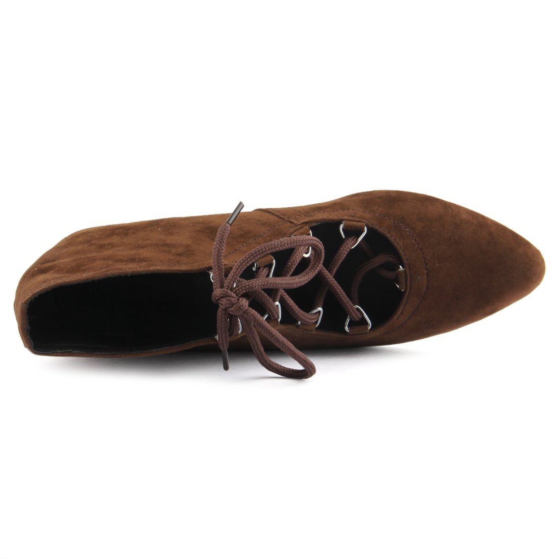 cute fashion dark brown boots