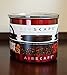 Planetary Design Airscape Stainless Steel Coffee Canister | Food Storage Container | Patented Airtight Lid | Push Out Excess Air Preserve Food Freshness (Small, Candy Apple Red)