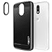 Moto G4 Case with [Tempered Glass Screen Protector], NageBee [Frost Clear] [Carbon Fiber] Slim Soft TPU Protective Bumper Cover Case for Motorola Moto G 4th Gen (Black)