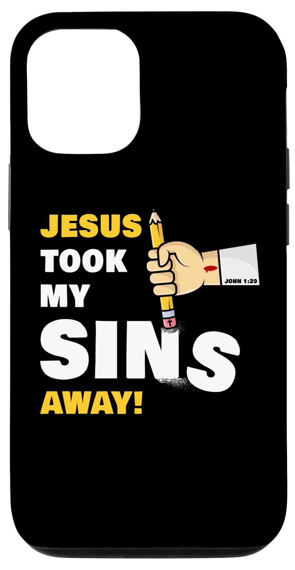 iPhone 13 Pro Jesus Took My Sins Away: Kids Christian Faith Cartoon Gospel Case