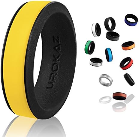 UROKAZ - Silicone Fashion Rings, The Only Ring That Fits Your Lifestyles - Whether You are Single Married, Ring is Right You - It is Fashionable, Flexible Comfortable