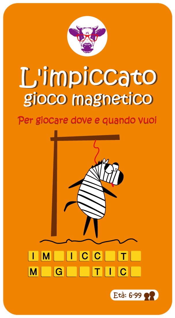 Purple Cow-The Hangman Magnetic Game 7290016026917