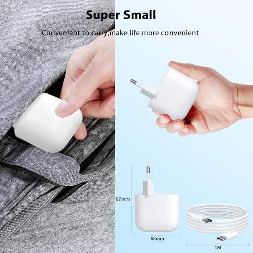 45W Charger for Google Pixel 10a 9a with 6A USB C to C Cable 1M Fast USB-C Charger Adapter with Cable for Google Pixel 10 9 Pro XL Fold 8 Pro 7Pro 9a 8a 7a 6a 6Pro 5 5a 4 4a 4XL 3a XL 3 2XL