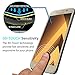 Zeking [2-Pack] Samsung Galaxy A5(2017) Tempered Glass Screen Protector 9H Hardness Case Friendly [Anti Scratch][Anti-Fingerprint] Bubble Free