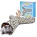 PAWZ Road Leopard Print Cat Tunnel Crinkly Sounds 3 Ways Fun Tunnel Collapsible