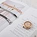 TOYOUTHS Stylish Strap Compatible with Samsung Galaxy Watch 42mm Bands Women Replacement Slim Wristband for Galaxy Active 2 40mm 44mm/Gear S2 Classic/Gear Sport Stainless Steel Metal+Leather Silver