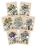 Edible Flower Seeds Variety Pack - 100% Non GMO - Nasturtium, Viola, Calendula, Chamomile, Chives, Bachelor Button, Calendula, Borage for Planting in Your Edible Blooms Culinary Garden