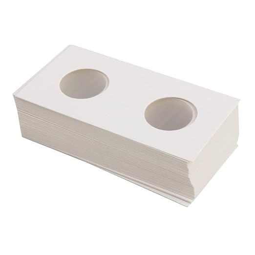 50Pcs 2x2 Cardboard Coin Holders Flips Coin Supplies 20.5mm Amazon.ca