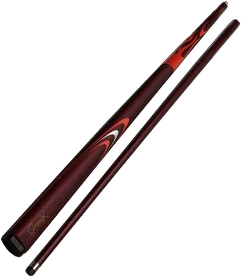 WXS Pool Cue, 57" Handmade 1/2 Piece 2 Piece Snooker Billard Rod House Bar Cue 9.5mm Screw-on Tips Carbon Billiard Stick