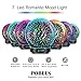 3D Glass Aromatherapy Essential Oil Diffuser – Newest Version Fragrance Oil Humidifier, 7 LED Color Lighting Modes Firework Theme, Premium Ultrasonic Mist, Auto-Off Safety Switch (Black)