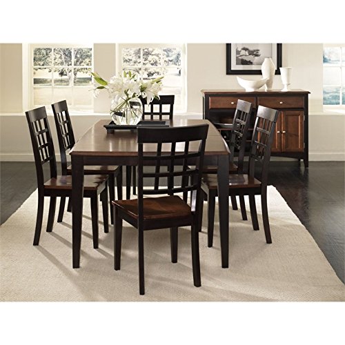 A-America Bristol Point 8 Piece Dining Set in Espresso