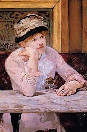 BrushWiz - Plum by Edouard Manet - Hand Painted Oil Painting Reproduction on Canvas (18" X 27")
