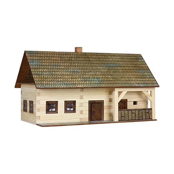 Walachia 8594036430037 8594036430037-Bauernhof Fachwerk Holz Modellbauset, Modellbahn Spur 1/ LGB 1:32