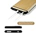 iPhone 6/6s Case - TURATA 2 In 1 Heavy Duty Dual Layer Scratch Resistant Shock Absorption Frosted Hard TPU Protective Cover Tough Bumper with Dust Plug Design for iPhone 6/6s (4.7 Inch) - Gold